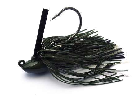 <b>Molix Tuono  </b><br>The Tuono is a flipping-style jig with a dense skirt and a head that is designed to side through grass with ease. In lighter-weight models, the Tuono can double as a swim jig.