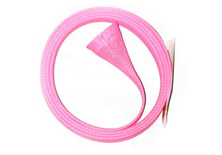 <b>Stick Jacket in hot pink</b><br>Stick Jacket now comes in a high-visibility hot pink, or bubblegum for the guys. These hot pink rod sleeves still protect your high-dollar rods with mesh fibers that don't tangle and are hook resistant.
