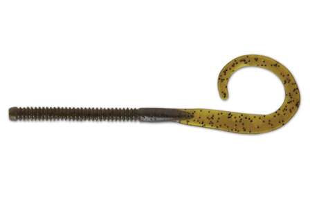 <b>Trigger X Hammer</b><br>Trigger X baits are designed to trigger bass' feeding instinct. The Hammer is made to appeal to big bass with a big appetite. This curled-tail worm's body is ribbed for maximum water-displacing attraction.