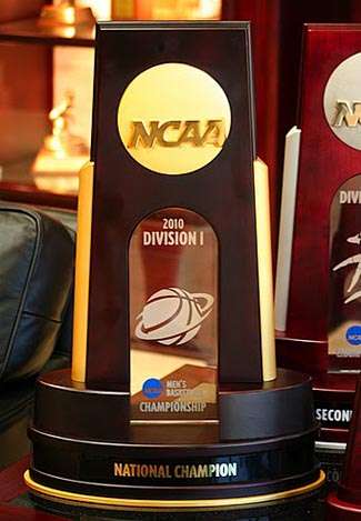 Elite angler Dave Smith's company makes every NCAA trophy that is hoisted in victory including ...