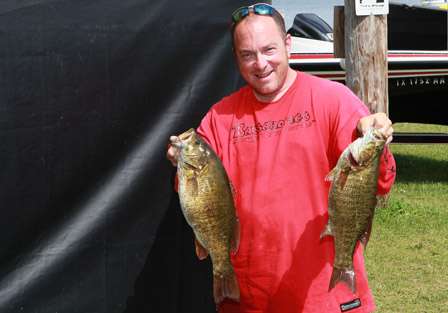 Pro Mike Haggerty was in the hunt all week, and even though he had a nice bag today, he was unable to close the door.
