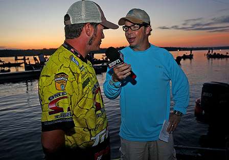 Remitz starts in 12th place hoping to bring a larger limit to the scales on Day Two.