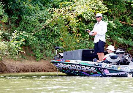Aaron Martens was trying a variety of baits to pick off a bigger fish.