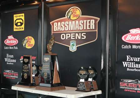 The stage was set and the trophies were ready to see who would come out on top of the top 30 pros and co-anglers at the final weigh in.
