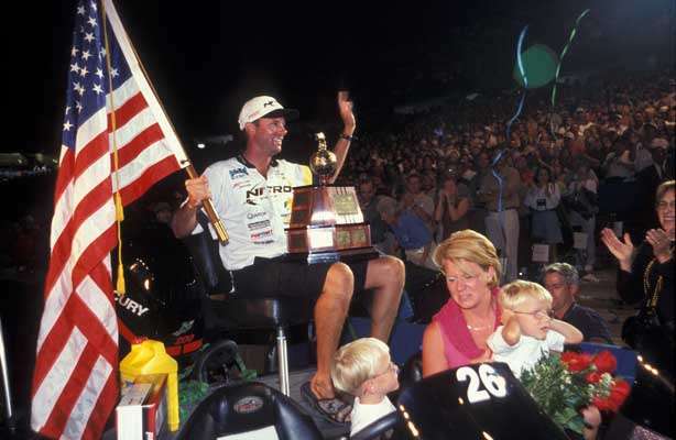 2. KVD's seven AOYs are second only to Roland Martin, but VanDam has four Bassmaster Classic wins to Martin's zero.