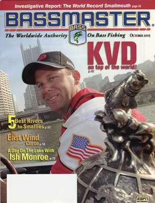 4. KVD has appeared on the cover of Bassmaster Magazine more than any other angler â 16 times.