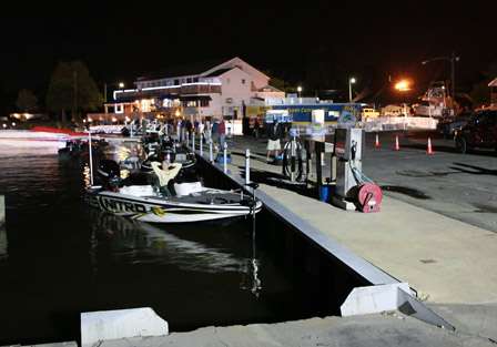 Day One of the final Bass Pro Shops Bassmaster Northern Open of the year got underway as boats started launching an hour and a half before take-off.