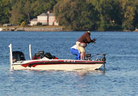 Using light tackle makes landing a large bass a meticulous feat.