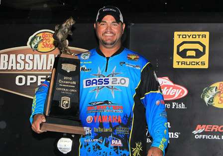In the end, pro Mike Pharr would take home the trophy and his part of the cash for winning the final Bass Pro Shops Bassmaster Central Open of the year.