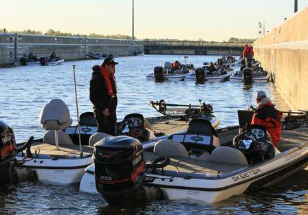 More than 20 boats locked through on the final day.