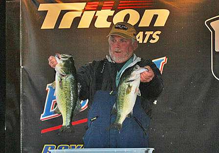 Louis Aebersold Jr. caught 20.58 pounds, good enough for third place on Wednesday.
