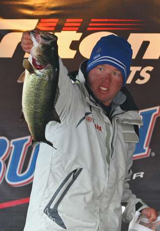 Finding big bass like these were a big key to success on a windy Day Three.