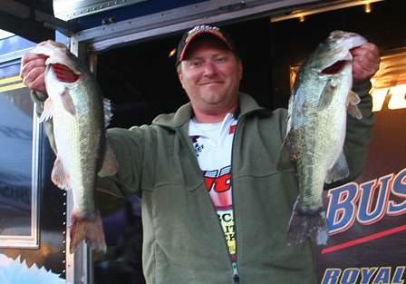 Brandon Gray from Bullock, N.C., caught 62.09 pounds of bass and finished fourth.