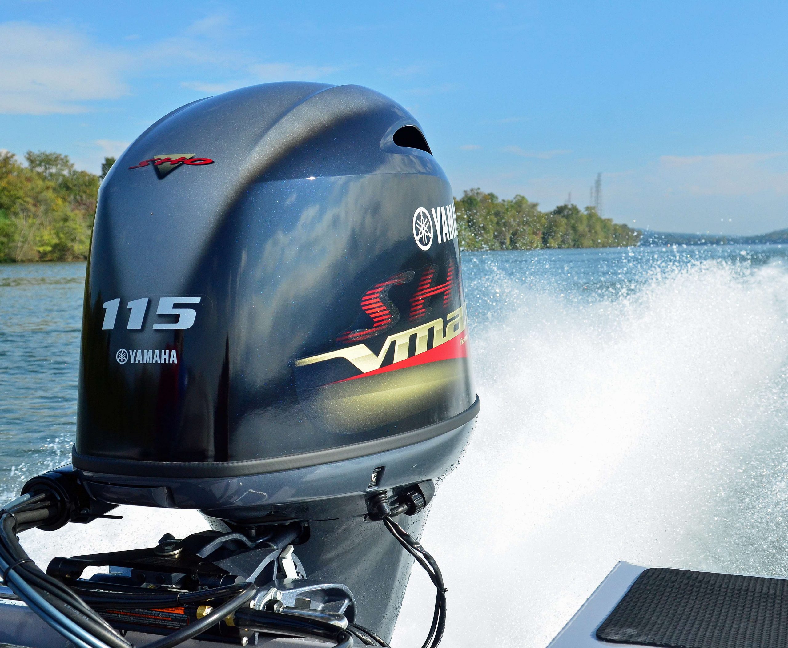 Need to retire a sad, old 2-stroke? Looking for a little more pep from your aluminum boat? Give Yamaha's new 115-horsepower VMAX SHO a look. It's got crazy torque and fuel efficiency thanks to its 4-stroke configuration and is likely lighter than your current outboard.