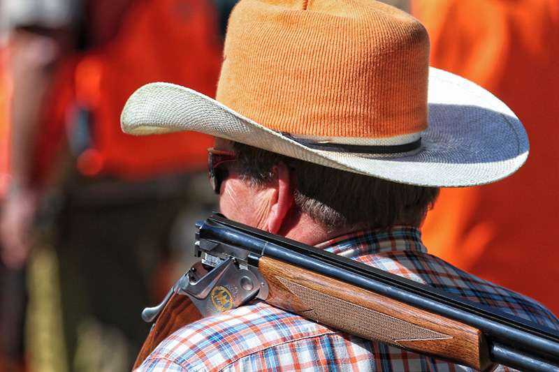 For safety purposes all hunters were advised to wear an orange hat during the hunt. 