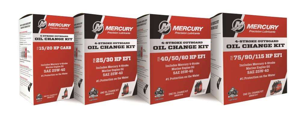 With your motor out of commission for a few months, it's time to do some maintenance. Mercury has made it easier than ever to change the oil in your trusty outboard with its new Oil Change Kits. Each kit has got everything you need to do a professional-grade job in your garage.
