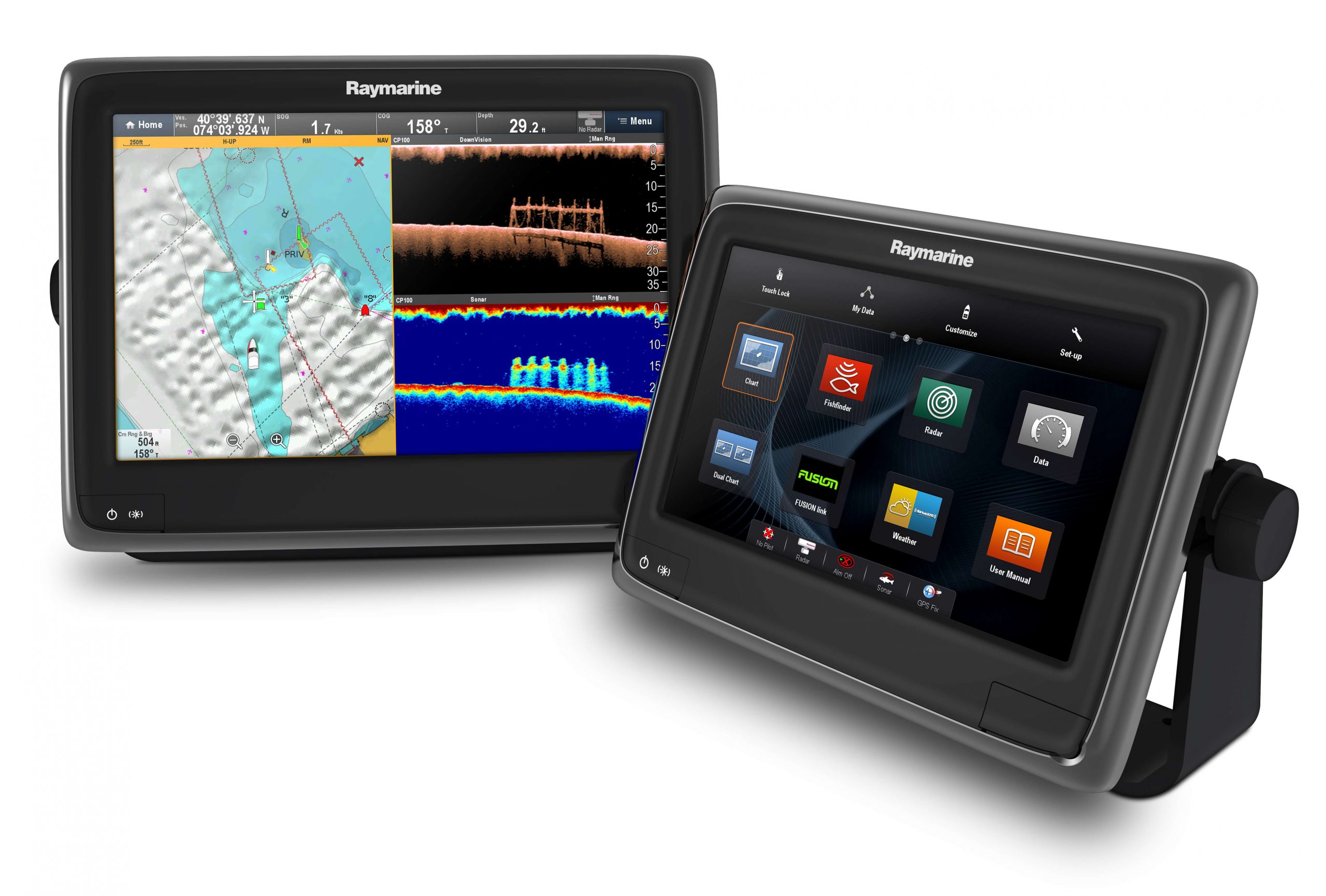 Want electronics that are as easy to use as your smartphone? Raymarine's new a Series can be manipulated in much the same way with pinch-to-zoom controls and lightning quick mapping zoom. To boot, these beauties come with CHIRP technology, a structure-probing view that gives photo-like images thanks to an transducer that pings much faster than standards ones.