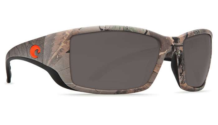 <p>What's something that could make Costa's popular Blackfin frame better? How about coating it in Realtree's new pattern Xtra? A dozen lens options are available. They're described as fitting large faces, but they also offer exta protection for smaller ones.</p>
