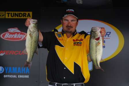 Billy McCaghren Jr., leads with 37 pounds 10 ounces, almost 2 pounds ahead of his nearest competitor