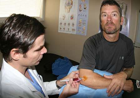 Sloan said since starting the procedure in 2006, he has preformed the PRP treatment more than 4,000 times.