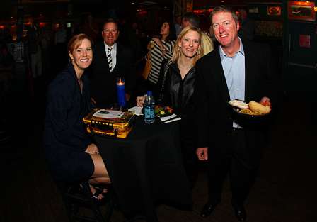 Kelly Jordon, Dean Rojas and their wives also attended Classic Night at the House of Blues. 