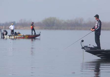 Martens and VanDam fished within shouting distance of each other for the second straight day.