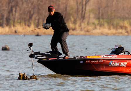 With 49.2 pounds after three days on the Red River, Martens trailed the champion, Skeet Reese, by less than 6 pounds.