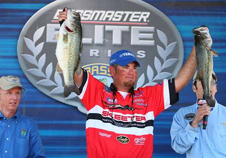 Clark Reehm took a second on Lake Amistad in 2008 and a beating in last week's Classic.