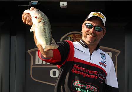 Clayton Coppin (First co-angler, 18-8)