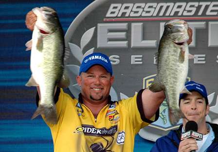 After the slow start, Lane brought in the largest bag of the event at 26-9.