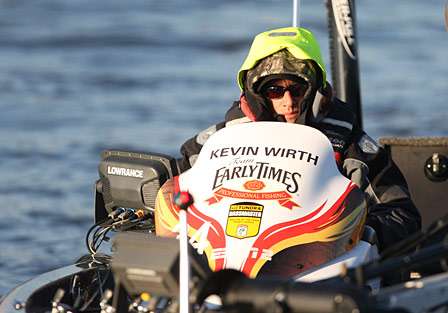 Kevin Wirth is looking to overtake Pat Golden on Day Two.