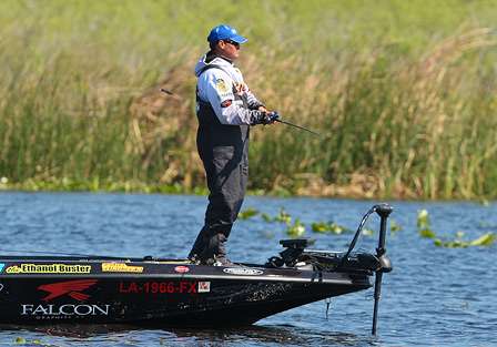 Cliff Crochet started Day Two in 23rd place with 13 pounds, 5 ounces. 