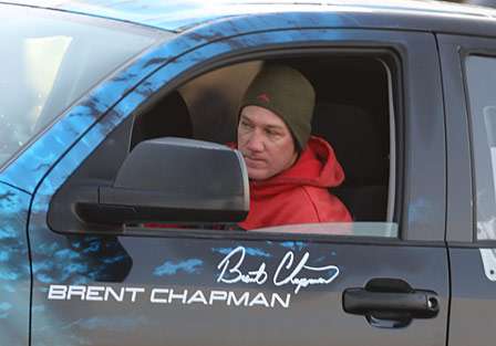 Brent Chapman backs his rig into Lake Dora on the Harris Chain.