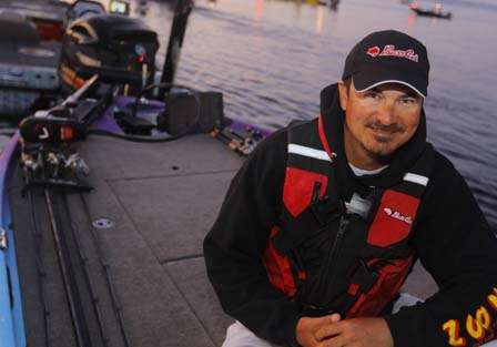 Billy McCaghren started the day in 5th place, in only his second sight fishing tournament.