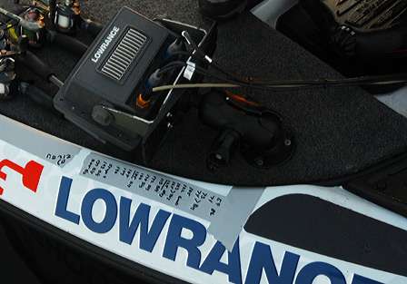 Mark Menendez had scribbled Lowrance coordinates on electrical tape by the unit.