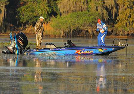 Alton Jones, who began Day Three with a sizeable lead, said stealth was required to catch bedding bass on the St. Johns River.