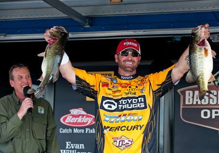 Swindle had his best day on Lake Toho as he sought his first B.A.S.S. victory.