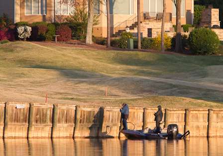 Sight fishing began very early Friday morning, but anglers feared the cold might affect it.