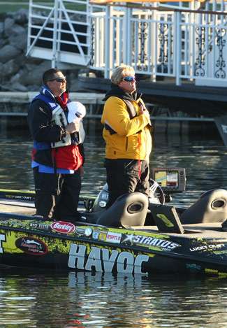 Here on Pickwick Lake, Skeet Reese looks to turn around his tough start to the year.