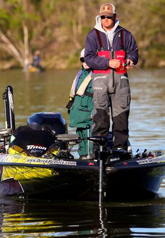 Derek Remitz hopes to bounce back from a tough start in the 2011 Elite Series season. Remitz is currently last in the Toyota Tundra Bassmaster Angler of the Year Standings. 