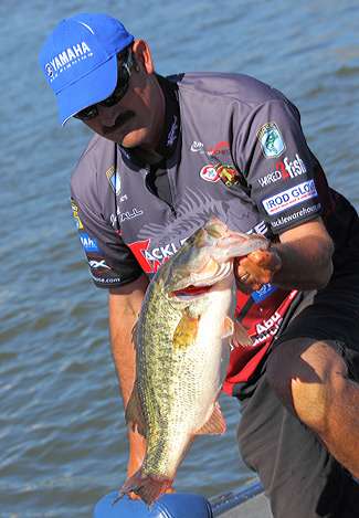 Jared Lintner had the big fish of the day.