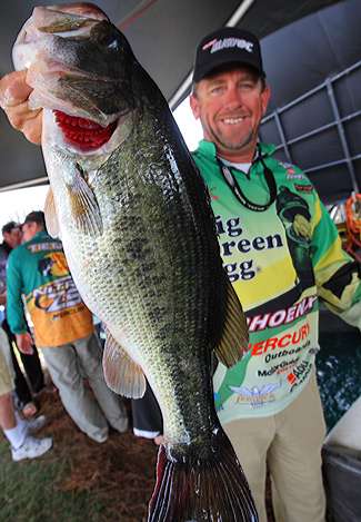 J Todd Tucker had the big fish of the day, an 8-0.