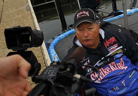 Denny Brauer led on Day One and is looking for a comeback.