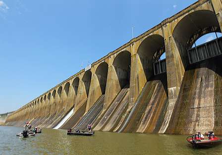 Wilson Dam is an impressive structure.