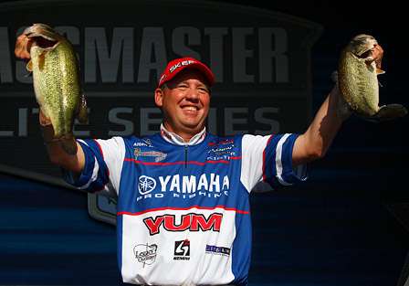 Alton Jones finished fifth in the Alabama Charge and lead the Toyota Tundra Bassmaster Angler of the Year standings with <a href=