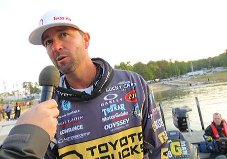 Gerald Swindle talks about his game plan for Day Four of the TroKar Battle on the Bayou.