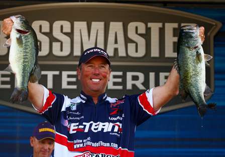 David Walker finished third in the TroKar Battle on the Bayou with 70 pounds, 2 ounces, only 14 ounces from winning.