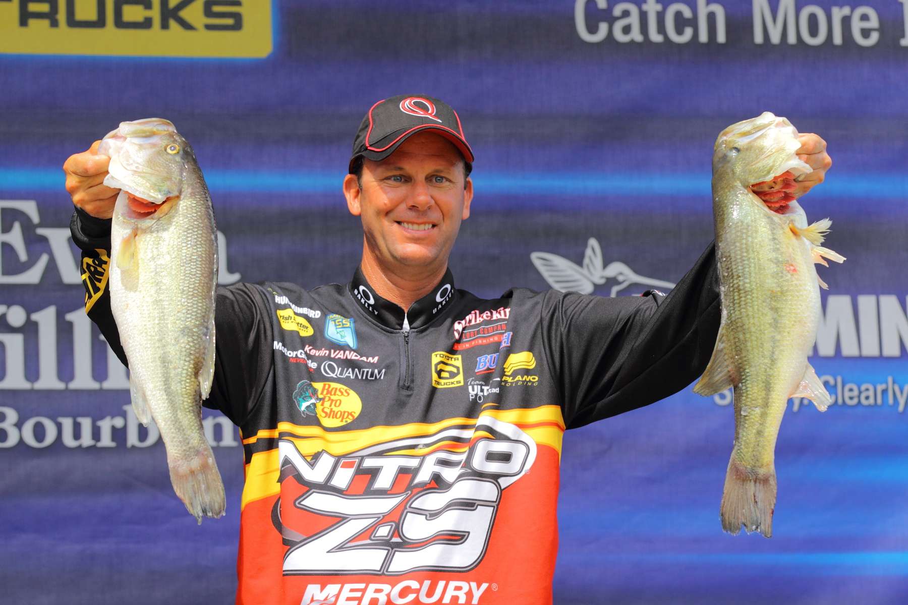 <p>
	VanDam catches bass  more consistently than anyone else.</p>
