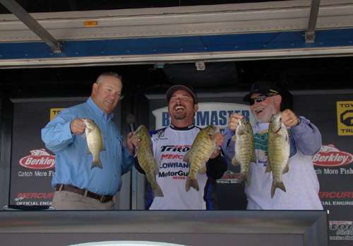<p>
	Montana's Curtis Spindler jumped to second place on Day Two with 13-7, the largest limit of the day.</p>

