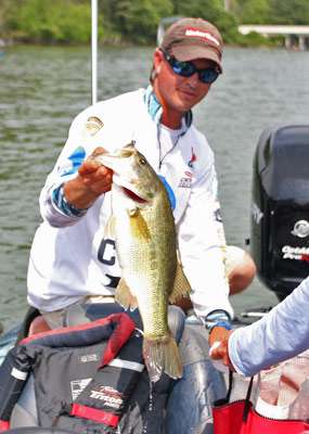 <p>
	Local favorite Casey Ashley caught one of the biggest stringers of the day thanks in large part to this bass.</p>
